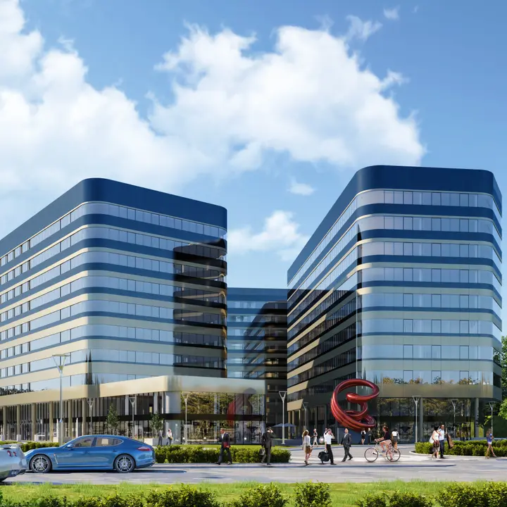 Fabryczna Office Park, Aleja Pokoju 18, Śródmieście, Kraków