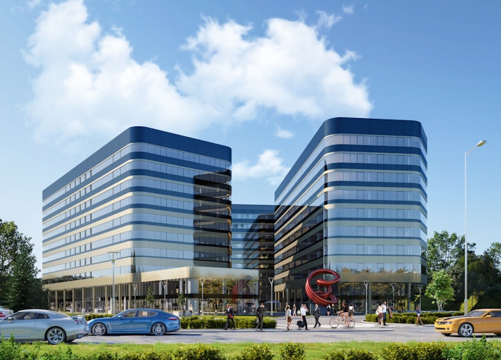 Fabryczna Office Park, Aleja Pokoju 18, Śródmieście, Kraków