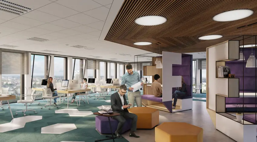 Face2Face Business Campus, ulica Żelazna 4, Dąb, Katowice