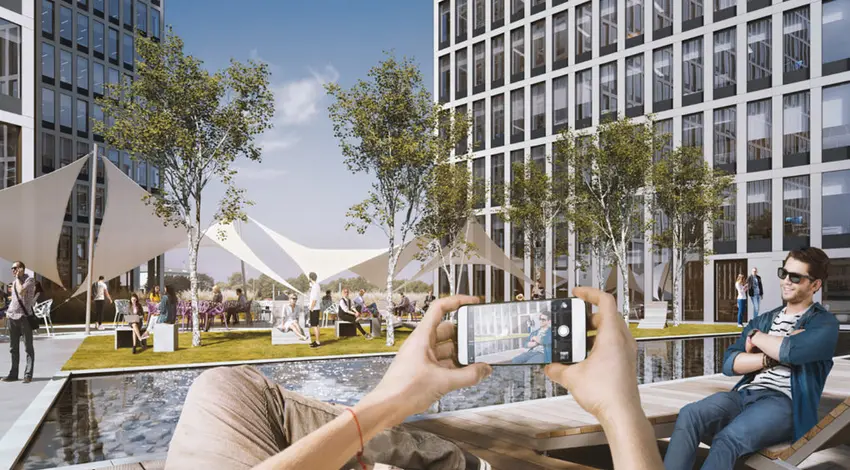 Face2Face Business Campus, ulica Żelazna 4, Dąb, Katowice